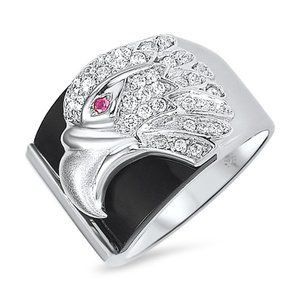 Sterling Silver 925 Men’s Eagle Ring